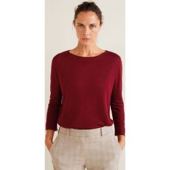 Mango - Bluzka Lyce2. Szare bluzki damskie Mango, z dzianiny, casualowe, z dekoltem w łódkę. Za 79.90 zł.