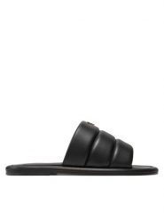 Giuseppe Zanotti Klapki EU40004 Czarny. Czarne klapki męskie Giuseppe Zanotti, ze skóry. Za 1,839.00 zł.