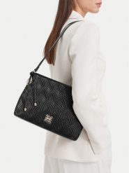 Nine West Torebka CEO-NW-M-004-10 Czarny. Czarne torebki do ręki damskie Nine West, bez wzorów, ze skóry, bez dodatków. Za 199.99 zł.