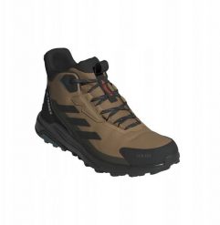 Buty trekkingowe męskie GRONELL wysokie adidas TERREX Anylander Mid RAIN.RDY cardboard/core blk/shad olive rozmiar: 44. Zielone trekkingi męskie GRONELL. Za 322.12 zł.