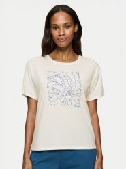 Triumph Koszulka piżamowa Mix & Match 10218281 Beżowy Relaxed Fit. Brązowe piżamy damskie Triumph, bez wzorów, z bawełny, bez ramiączek. Za 55.00 zł.