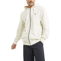 Bluza Męska Nautica Oakville FZ. Brązowe bluzy męskie Nautica, m, bez wzorów, z bawełny, z kapturem. Za 379.00 zł.