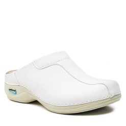 Klapki Nursing Care. Białe klapki damskie Nursing Care, bez wzorów, bez obcasa. Za 339.99 zł.