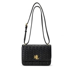 Torebka LAUREN RALPH LAUREN. Czarne torebki do ręki damskie Lauren Ralph Lauren, bez wzorów, klasyczne, bez dodatków. Za 1,789.00 zł.