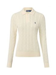 Polo Ralph Lauren sweter z dzianiny z zawartością kaszmiru Kobiety Wełna biały, S. Białe swetry damskie Polo Ralph Lauren, s, bez wzorów, z dzianiny, eleganckie, bez kołnierzyka, bez ramiączek, bez kaptura. Za 1,049.95 zł.