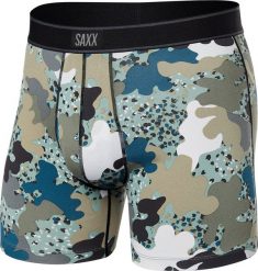 SAXX Bokserki męskie SAXX DAYTRIPPER Boxer Brief - moro jasne S. Bokserki męskie Saxx, m, bez wzorów. Za 84.49 zł.
