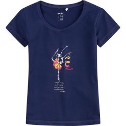 Endo - Top dziecięcy 134-152 cm. Niebieskie t-shirty i topy dla dziewczynek Endo, bez wzorów, z bawełny, bez ramiączek. W wyprzedaży za 29.90 zł.