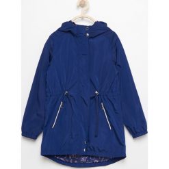 Parka z kapturem - Granatowy. Kurtki i płaszcze dla dziewczynek marki Reserved. Za 299.99 zł.
