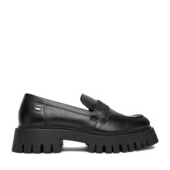 Loafersy G-Star Raw. Czarne mokasyny damskie G-Star Raw, retro. Za 329.99 zł.