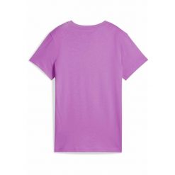 Damska koszulka z logo ESS No. 1 PUMA Wild Berry Purple. Fioletowe koszulki sportowe damskie Puma, s, bez wzorów, sportowe, bez kołnierzyka. Za 75.00 zł.