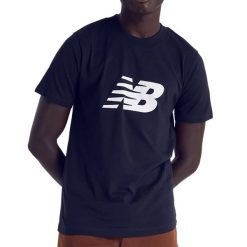 Koszulka sportowa męska New Balance MT43906NNY. Niebieskie koszulki sportowe męskie New Balance, l, bez wzorów, z bawełny, bez kołnierzyka, bez ramiączek, do biegania. Za 174.00 zł.