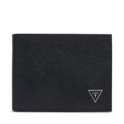 Portfel Guess. Czarne portfele męskie Guess, z aplikacjami. Za 324.99 zł.
