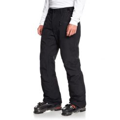 Spodnie narciarskie męskie Quiksilver Boundry 10K. Czarne spodnie snowboardowe męskie Quiksilver, m, bez wzorów, narciarskie. Za 389.99 zł.