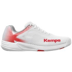 Buty halowe damskie Kempa Wing 2.0. Białe obuwie sportowe damskie Kempa, bez wzorów, do piłki ręcznej. W wyprzedaży za 398.30 zł.
