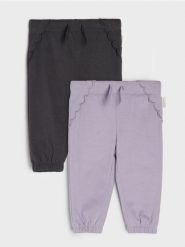 Spodnie dresowe jogger 2 pack - niebieski. Niebieskie spodenki niemowlęce Sinsay, bez wzorów, z dresówki. Za 25.99 zł.
