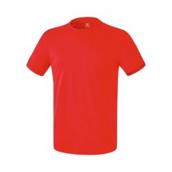Koszulka męska Erima Functional Teamsports T-shirt. Czerwone koszulki sportowe męskie Erima, l, bez wzorów, bez kołnierzyka, bez ramiączek, do piłki nożnej. Za 121.50 zł.