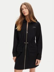 Guess Sukienka codzienna V5YK04 KCX42 Czarny Regular Fit. Czarne sukienki damskie Guess, na co dzień, s, z aplikacjami, z syntetyku, bez kołnierzyka, bez ramiączek, proste. Za 339.99 zł.