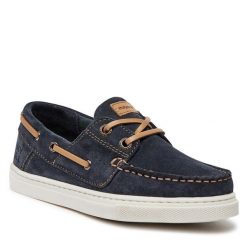 Półbuty Mayoral. Niebieskie półbuty chłopięce Mayoral, bez wzorów, bez zapięcia. Za 209.99 zł.