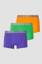 EMPORIO ARMANI Zestaw bokserek 3PACK. Brązowe bokserki męskie Emporio Armani, m, bez wzorów. W wyprzedaży za 149.99 zł.