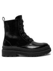 Calvin Klein Jeans Trapery Lace-Up Bootie V4A5-81031-1453 M Czarny. Czarne buty zimowe dziewczęce Calvin Klein Jeans, bez wzorów, z jeansu, bez zapięcia. Za 489.99 zł.