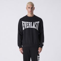 Bluza męska Everlast Exclusive Crewneck. Czarne bluzy męskie Everlast, m, bez wzorów, bez kaptura. Za 149.99 zł.