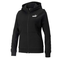Bluza dresowa damska Puma POWER. Czarne bluzy damskie Puma, s, bez wzorów, z bawełny, bez kaptura. Za 226.75 zł.