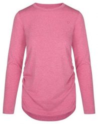 T-shirt damski Loap Baxana różowy. Czerwone t-shirty damskie Scarpa, uniwersalny, bez wzorów, z materiału, biznesowe, bez kołnierzyka. Za 81.10 zł.