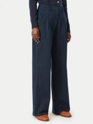 Tommy Jeans Spodnie materiałowe DW0DW21698 Granatowy Wide Leg. Niebieskie jeansy damskie Tommy Jeans, bez wzorów, z bawełny. Za 369.99 zł.