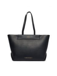 Armani Exchange Torebka XW001548 AF26447 UC001 Czarny. Czarne torebki do ręki damskie Armani Exchange, bez wzorów, ze skóry, bez dodatków. Za 754.99 zł.