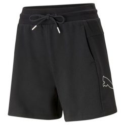Szorty Sportowe Damskie Puma Power Colorblock. Czarne szorty sportowe damskie Puma, s, bez wzorów, z bawełny, sportowe. Za 108.80 zł.