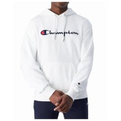 Bluza Męska Champion Kangurka Z Kapturem Bawełniana. Białe bluzy męskie Champion, m, bez wzorów, z bawełny, z kapturem. Za 249.00 zł.