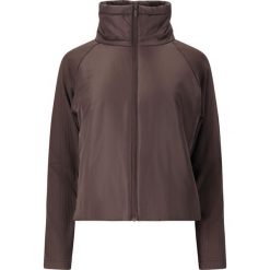 Kurtka damska Athlecia Ayanda. Brązowe kurtki sportowe damskie Athlecia, bez wzorów, z polaru, bez kaptura, trekkingowe. Za 337.50 zł.