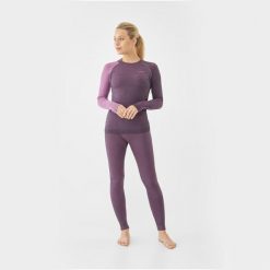 Bielizna damska VIKING Mounti Lady Set Merino. Fioletowa bielizna termoaktywna damska Viking, l, bez wzorów, z materiału, bez ramiączek. Za 319.99 zł.