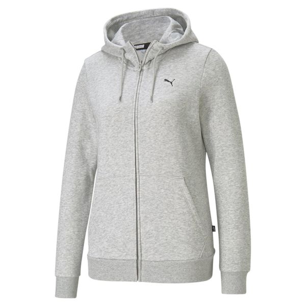 Bluza dresowa damska Puma ESS SMALL LOGO. Szare bluzy damskie Puma, s, bez wzorów, z dresówki, bez kaptura. Za 361.50 zł.