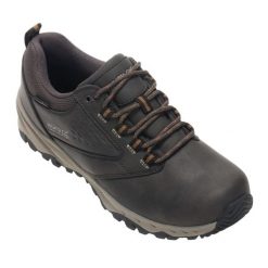 Męskie Wodoodporne Buty Do Chodzenia O Niskim Kroju Amble. Brązowe buty sportowe męskie Regatta, bez zapięcia, trekkingowe. Za 260.99 zł.