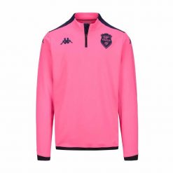 Koszulka treningowa Stade Français Ablas Pro 8 2024/25. Czerwone koszulki sportowe męskie Kappa, s, bez wzorów, z dresówki, bez kołnierzyka, bez ramiączek, na fitness i siłownię. Za 335.00 zł.