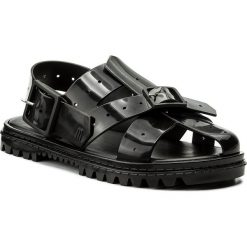 Sandały MELISSA - Daikanyama Ad 32239 Black 01003. Czarne klapki damskie Melissa, bez wzorów, z materiału, bez obcasa. W wyprzedaży za 259.00 zł.