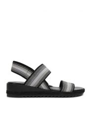 Go Soft Sandały CEO-R25AW01005 Czarny. Czarne sandały damskie GO SOFT, bez wzorów, z materiału, bez obcasa, na płaskiej podeszwie, bez zapięcia. Za 129.99 zł.