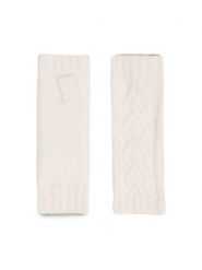 Jenny Fairy Rękawiczki Damskie 4W6-008-AW23 Beżowy. Brązowe czapki i kapelusze damskie Jenny Fairy, bez wzorów, z dzianiny. Za 49.99 zł.