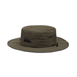 Kapelusz Quiksilver. Zielone czapki i kapelusze męskie Quiksilver, bez wzorów. Za 99.99 zł.