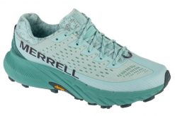 Buty do biegania damskie, Agility Peak 5. Niebieskie obuwie sportowe damskie Merrell, bez wzorów, z materiału, do biegania. Za 539.99 zł.