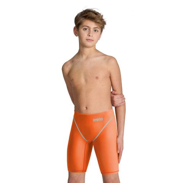 Spodenki startowe pływackie Arena Powerskin ST Next Jammer Junior Orange. Brązowe kąpielówki dla chłopców Arena, bez wzorów. Za 299.00 zł.
