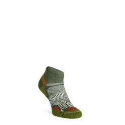 Skarpety turystyczne Bridgedale Hike UL T2 Coolmax Perfo Low. Zielone skarpety męskie Bridgedale, bez wzorów. Za 68.99 zł.
