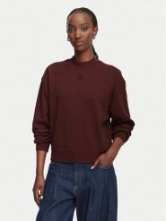 HUGO Bluza Daxandria 50527463 Brązowy Regular Fit. Brązowe bluzy damskie Hugo, s, bez wzorów, z bawełny, bez kaptura. Za 554.99 zł.