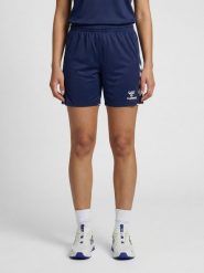 Szorty damskie Hummel Core 2.0. Białe szorty sportowe damskie Hummel, l, bez wzorów, z poliamidu, na fitness i siłownię. Za 112.00 zł.