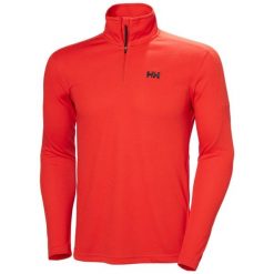 Bluza 1/2 zip Helly Hansen HP 2.0. Czerwone bluzy męskie Helly Hansen, l, bez wzorów, bez kaptura. Za 219.99 zł.