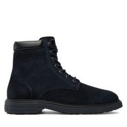 Kozaki Tommy Hilfiger. Niebieskie kozaki męskie Tommy Hilfiger. Za 719.99 zł.
