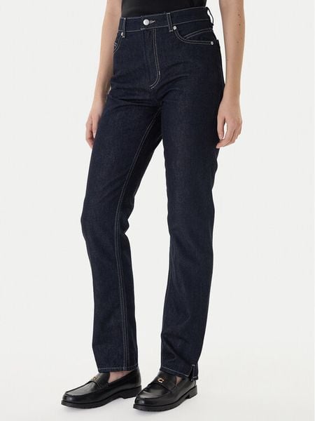 BOSS Jeansy Ada 50552466 Granatowy Slim Fit. Niebieskie jeansy damskie Boss. Za 369.99 zł.