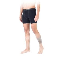 Bokserki męskie Woolona Ultima 100% Merino. Czarne bokserki męskie WOOLONA, m, bez wzorów, z wełny. W wyprzedaży za 139.50 zł.