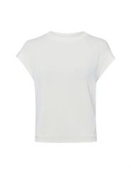 Opus Koszulka - Salimera Kobiety biały, 40. Białe t-shirty damskie Opus, bez wzorów, z materiału, eleganckie, bez kołnierzyka. Za 199.95 zł.